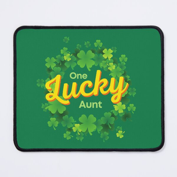 Item preview, St Patrick's Day - Luck of the Irish - Shamrocks - Clovers - One Lucky Aunt designed and sold by DesignByLeo.