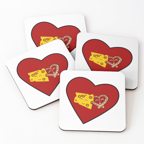 Item preview, Amigos del gusto: queso y pretzel designed and sold by HarveyHandcraftsandDesigns.