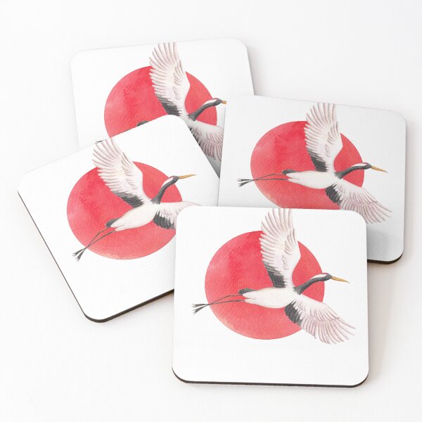Item preview, Japanese Crane Bird designed and sold by patternshoprad.
