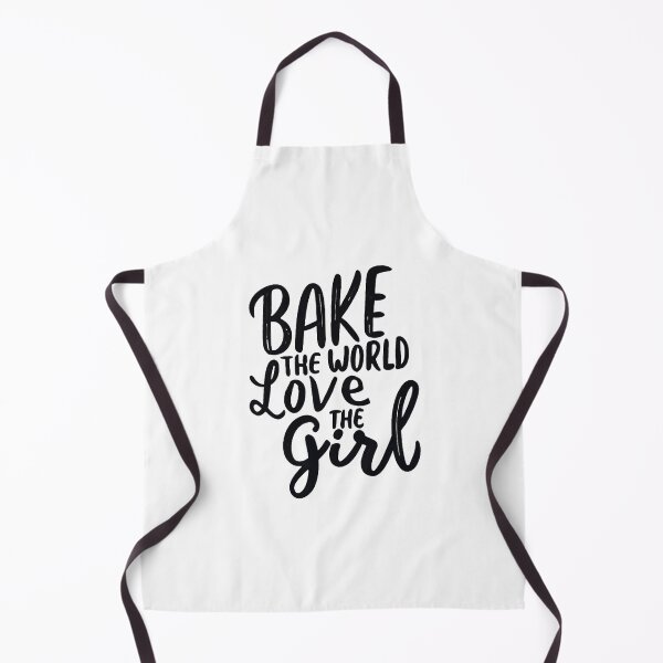 Item preview, Bake the World, Love the Girl Baking Wife designed and sold by DomTeesHaven.
