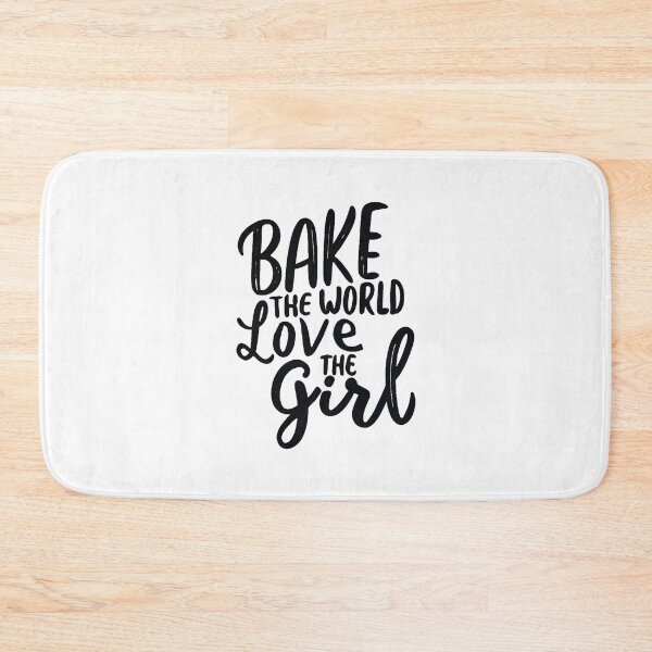 Item preview, Bake the World, Love the Girl Baking Wife designed and sold by DomTeesHaven.
