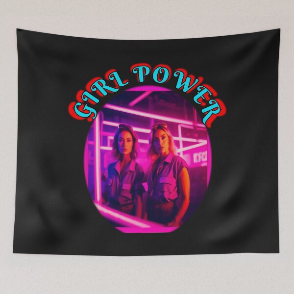 Item preview, Some Girl power, high energy construction female only construction crew, grl pwr retro style designed and sold by sailorsam1805.