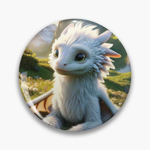 Artikelvorschau, Flauschiger kleiner Drache entworfen und verkauft von FriskyLemur.
