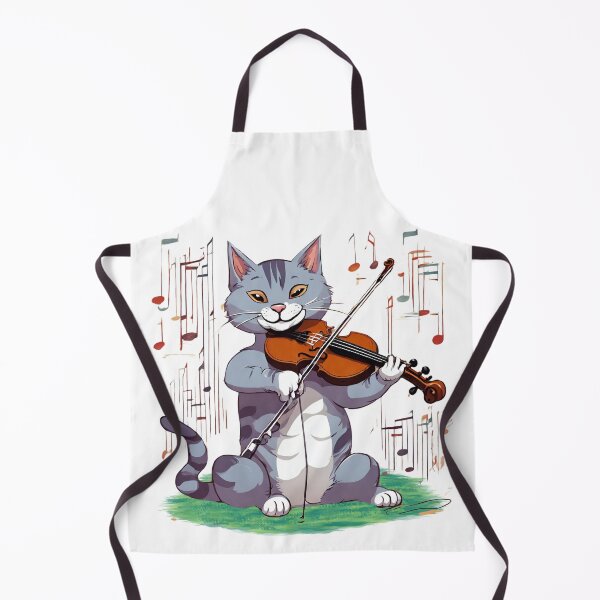 Item preview, Musical Cat Playing the Fiddle/Violin designed and sold by Urban-Celt.