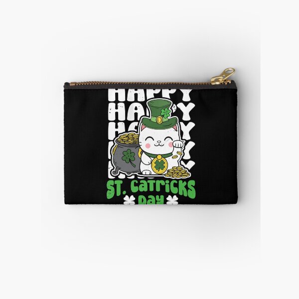 Item preview, Happy St Catricks day - Shamrock Cat St. Patrick's Day Gift designed and sold by JUSTBEELEGANT.