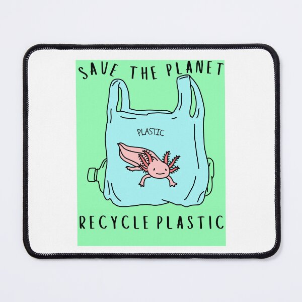 Item preview, Save the planet recycle plastic designed and sold by BritishDelights.