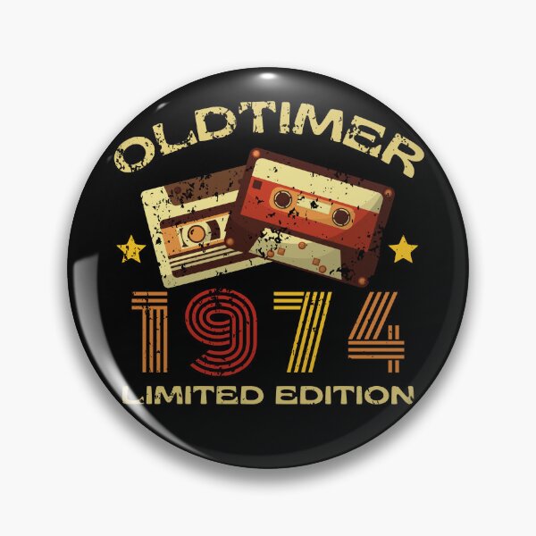 Item preview, 50th Birthday Vintage 1974 OLDTIMER Limited Edition Gift Classic T-Shirt designed and sold by MWProject.