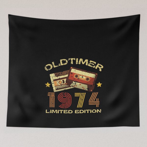 Item preview, 50th Birthday Vintage 1974 OLDTIMER Limited Edition Gift Classic T-Shirt designed and sold by MWProject.