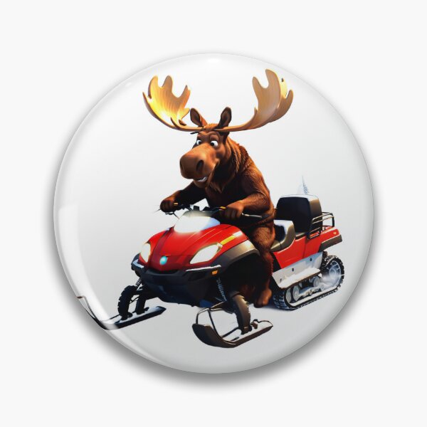 Item preview, A Moose on a Snowmobile designed and sold by MissQuiss.
