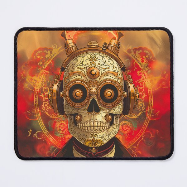 Item preview, Steampunk Skull Artwork designed and sold by KatanaCreative.