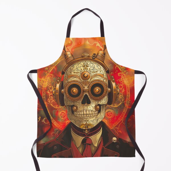 Item preview, Steampunk Skull Artwork designed and sold by KatanaCreative.