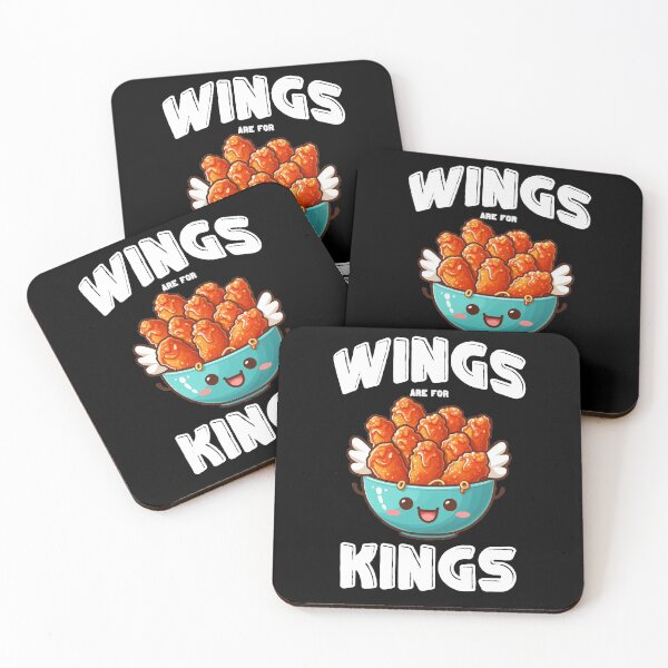 Item preview, Cute Kawai Wings are for Kings White Design designed and sold by Bilalicia.