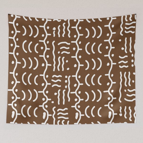Item preview, Bogolan brown africa designed and sold by Wolagno.