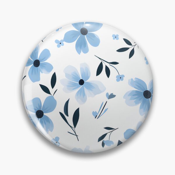 Item preview,  blue lris flower seamless pattern designed and sold by varinchai.