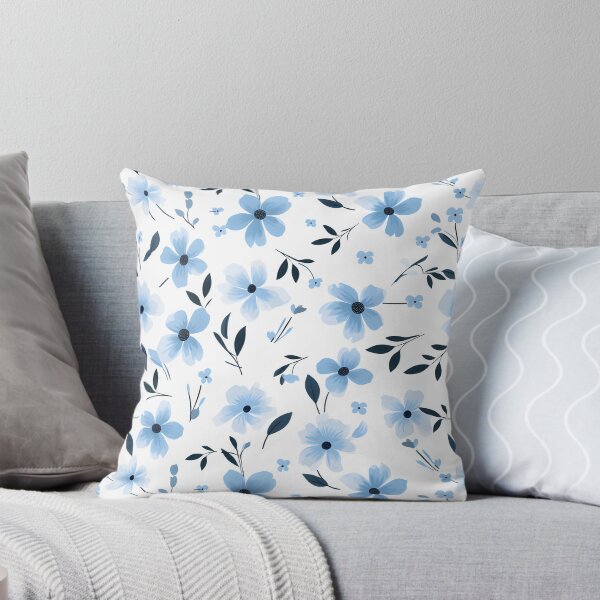 Item preview,  blue lris flower seamless pattern designed and sold by varinchai.