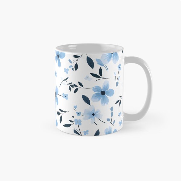 Item preview,  blue lris flower seamless pattern designed and sold by varinchai.