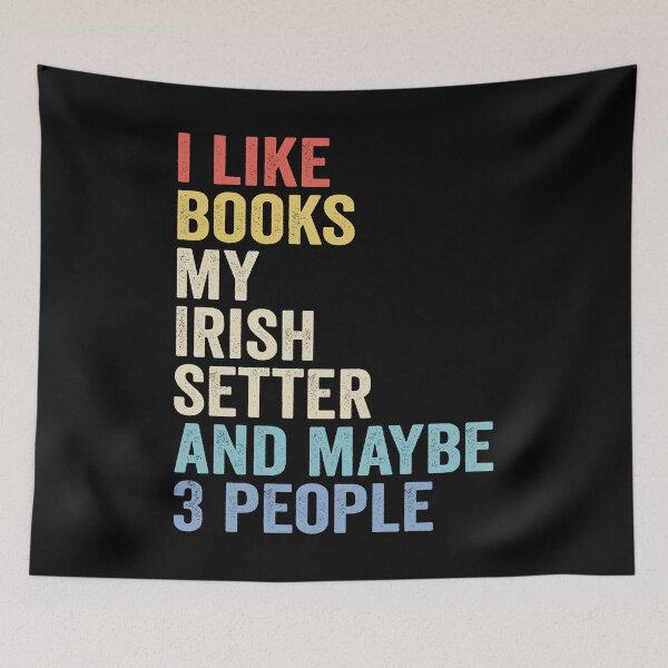 Item preview, Irish terrier Dog and Books - I Like Books My Irish terrier designed and sold by vzrnmichsudops.