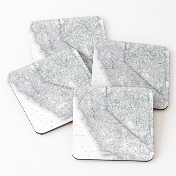 Item preview, Vintage Map of California and Nevada designed and sold by Jasson.