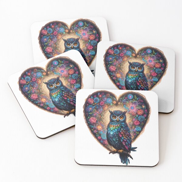 Item preview, Owl Loves Beautiful Flowers  designed and sold by BotunPeony.