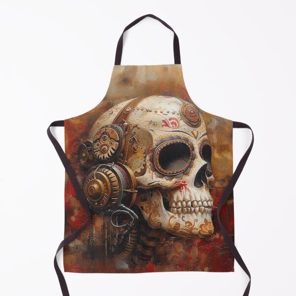 Item preview, Steampunk Style Skull Artwork designed and sold by KatanaCreative.