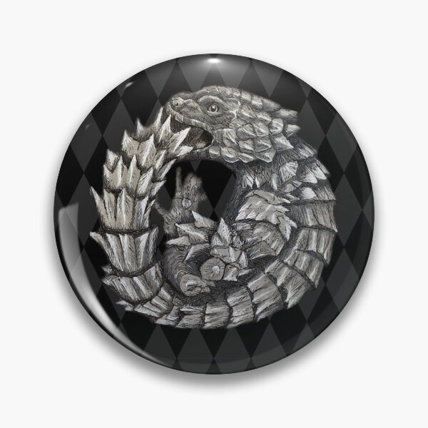 Item preview, Hand Drawn Armadillo Lizard with Harlequin Diamond Pa designed and sold by Zurickdesigns.