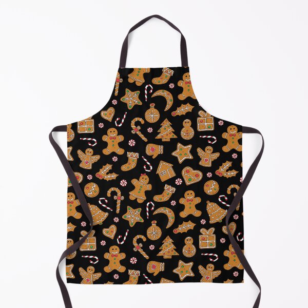 Item preview, Christmas Gingerbread Shapes Pattern designed and sold by HotHibiscus.