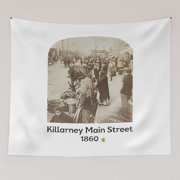 Item preview, Killarney Main Street Retro 1860 designed and sold by OliDesigns.