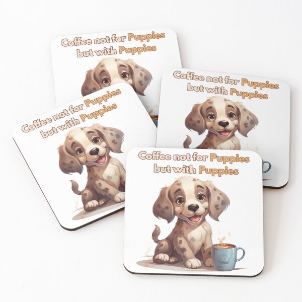 Item preview, Coffee with Cute Puppies  designed and sold by Promoc.