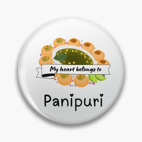 Item preview, Copy of panipuri dish and my heart belongs to panipuri  designed and sold by Cosmicworld07.