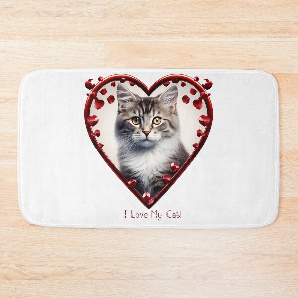 Item preview, I Love My Cat designed and sold by FatCatStudios.