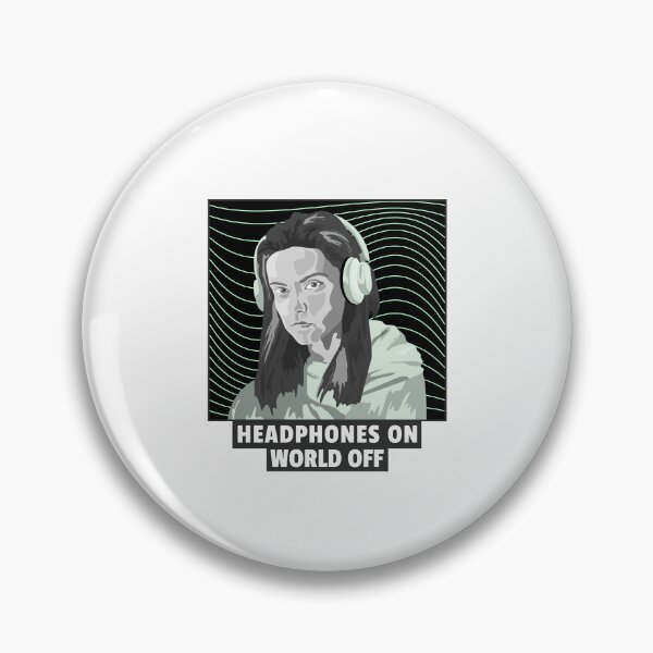 Item preview, HEADPHONES ON / WORLD OFF designed and sold by Hardstyle-Tees.