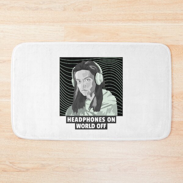 Item preview, HEADPHONES ON / WORLD OFF designed and sold by Hardstyle-Tees.