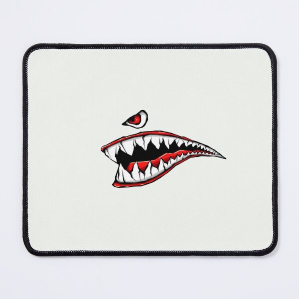 Item preview, ANGRY SHARK TEETH BACKPACKS designed and sold by exponentialart.
