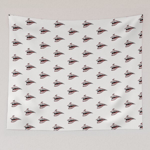 Item preview, ANGRY SHARK TEETH BACKPACKS designed and sold by exponentialart.