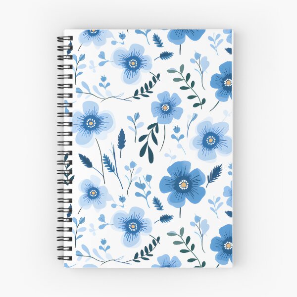 Item preview,  blue lris flower seamless pattern designed and sold by varinchai.