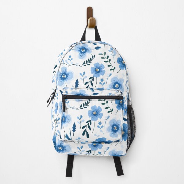 Item preview,  blue lris flower seamless pattern designed and sold by varinchai.