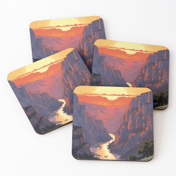Item preview, Black Canyon Gunnison National Park Sunset designed and sold by WanderlustArtsy.