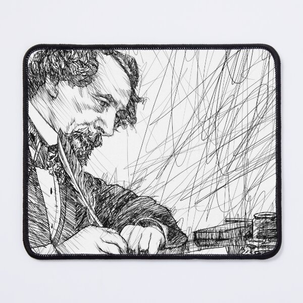 Item preview, CHARLES DICKENS - ink portrait .3 designed and sold by lautir.