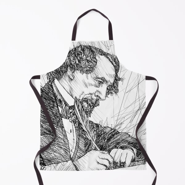 Item preview, CHARLES DICKENS - ink portrait .3 designed and sold by lautir.