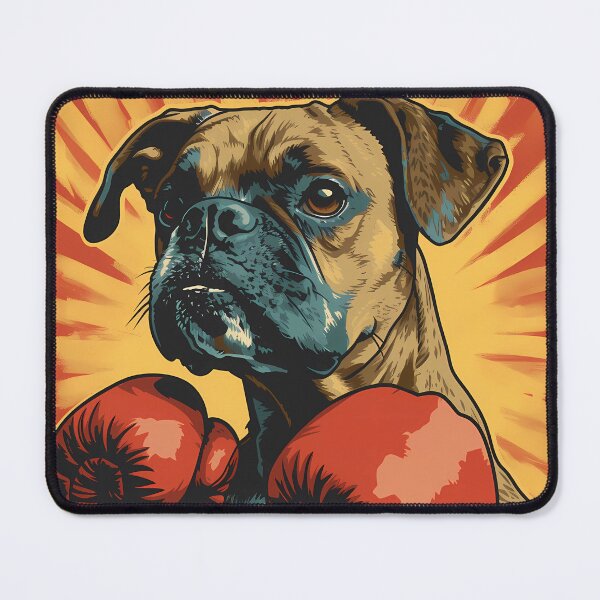 Item preview, Pop Art Boxing Dog designed and sold by NatureStyle555.