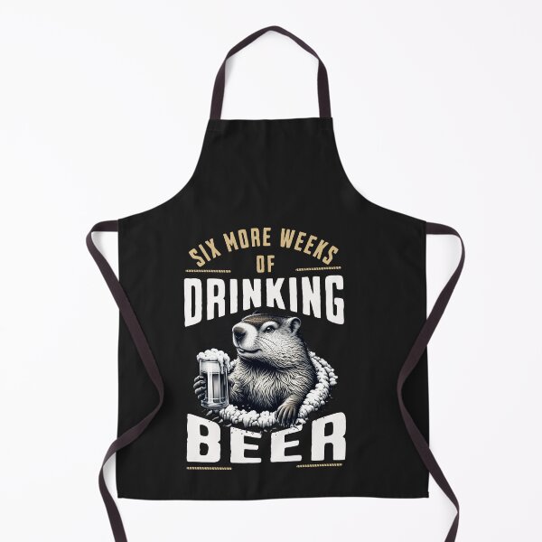 Item preview, Six More Weeks Of Beer Groundhog Day Drinking Funny Design designed and sold by woormle.