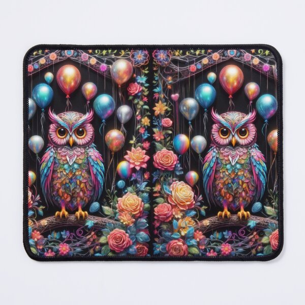 Item preview, Owl Loves Beautiful Flowers And Balloons designed and sold by BotunPeony.