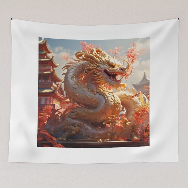 Item preview, Chinese Dragon Guardian designed and sold by acrylicartp.