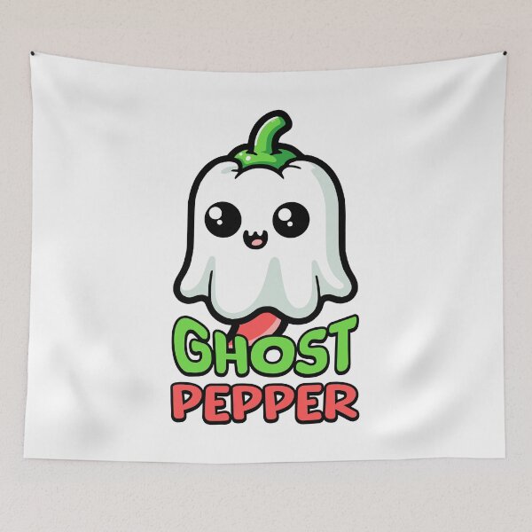 Item preview, Ghost Pepper! Cute Spooky Hot Pepper Pun designed and sold by PMCreative.