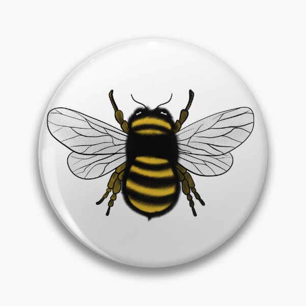 Item preview, Fluffy Bee design designed and sold by WanderDrips.