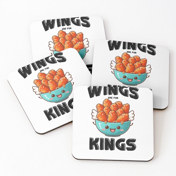 Item preview,  Cute Kawai Wings are for Kings Black Design designed and sold by Bilalicia.