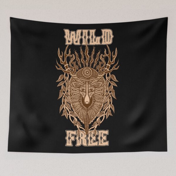 Item preview, Wild & Free - Deer (Native American Style Art) designed and sold by MagicEyesOnly.