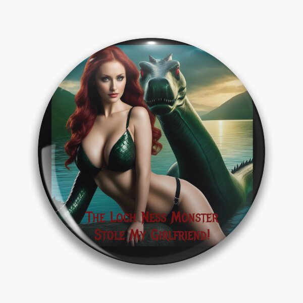Item preview, Loch Ness Monster Stole My Girlfriend! designed and sold by FatCatStudios.