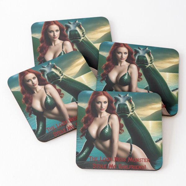 Item preview, Loch Ness Monster Stole My Girlfriend! designed and sold by FatCatStudios.