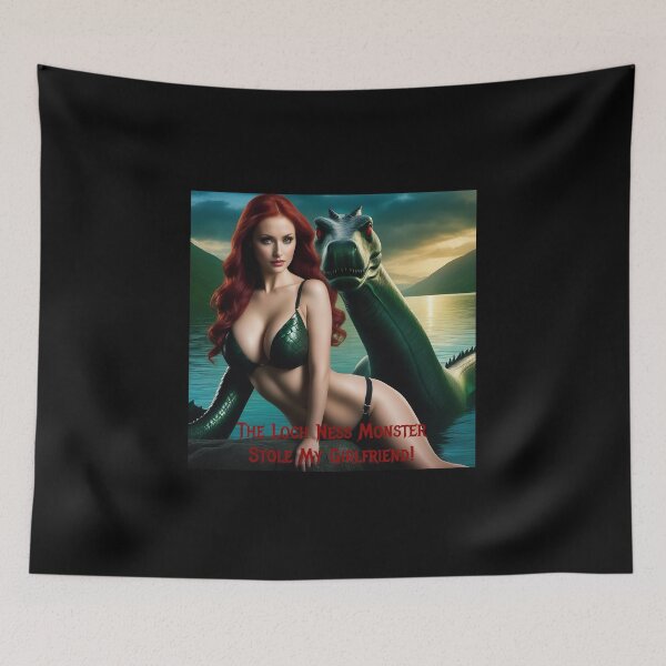 Item preview, Loch Ness Monster Stole My Girlfriend! designed and sold by FatCatStudios.